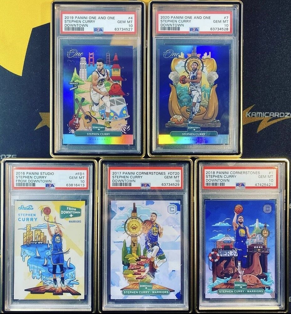 20162020 Stephen Curry Downtown FULL SET ALL PSA 10