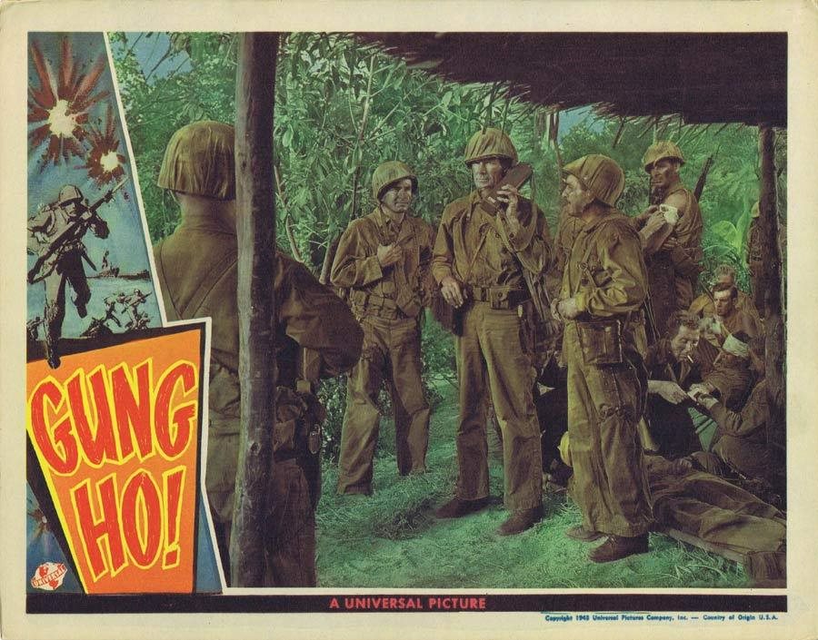 GUNG HO Lobby Card Randolph Scott