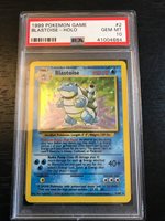 Blastoise 2//102 Base Set Holo Rare Pokemon Card Near Mint