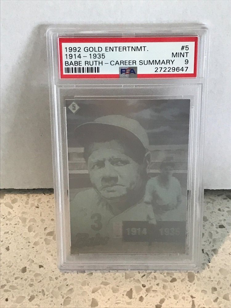 Auction Prices Realized Baseball Cards 1992 Gold Entertainment Babe ...