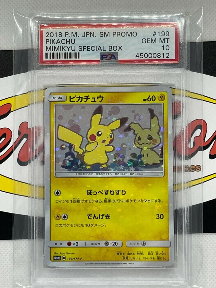 Pokemon Tcg Psa 10 Pikachu It S Mimikyu Special Box