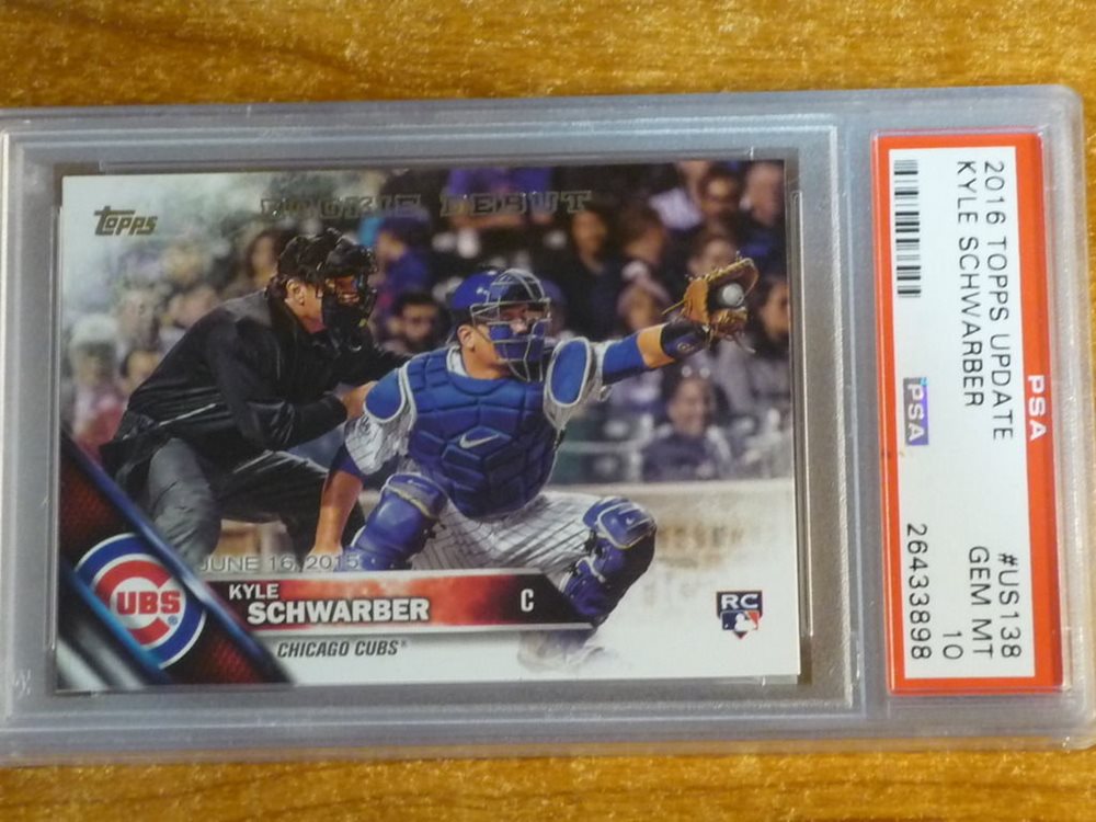 Topps2016 カイル・シュワーバー RC Kyle Schwarber Rookie Signed Autograph Card Topps Auto