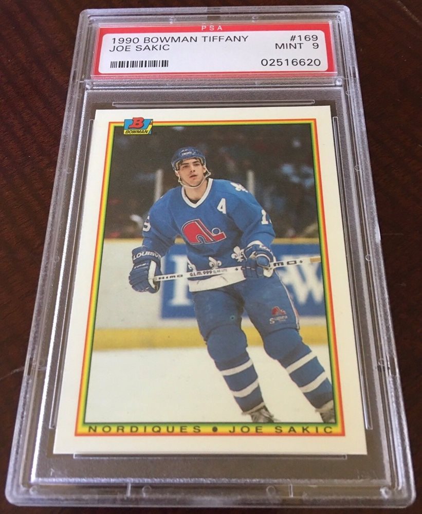 Auction Prices Realized Hockey Cards 1990 Bowman Tiffany Joe Sakic