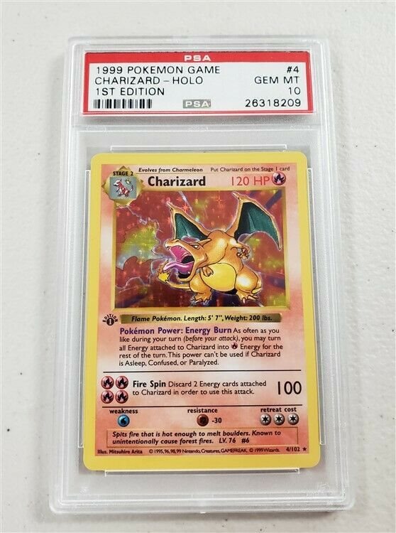 POKEMON PSA 10 1ST EDITION COMPLETE BASE SET 1-102 BLOW