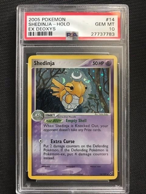 Auction Prices Realized Tcg Cards 2005 POKEMON EX DEOXYS Shedinja-Holo