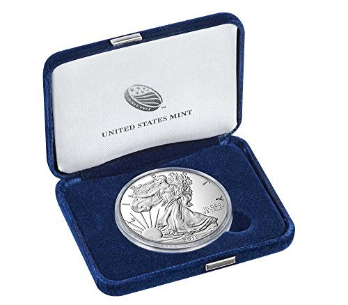 2016 W SILVER PROOF American Eagle 1 oz 30th Anniversary Edged Lettering BOX COA