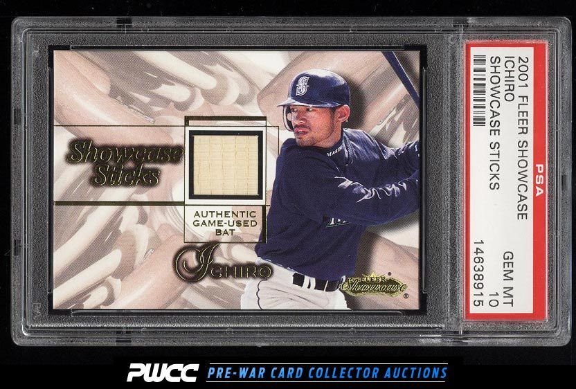 MLB】 Ichiro 2001 Fleer Showcase Showcase Sticks □検索：イチロー