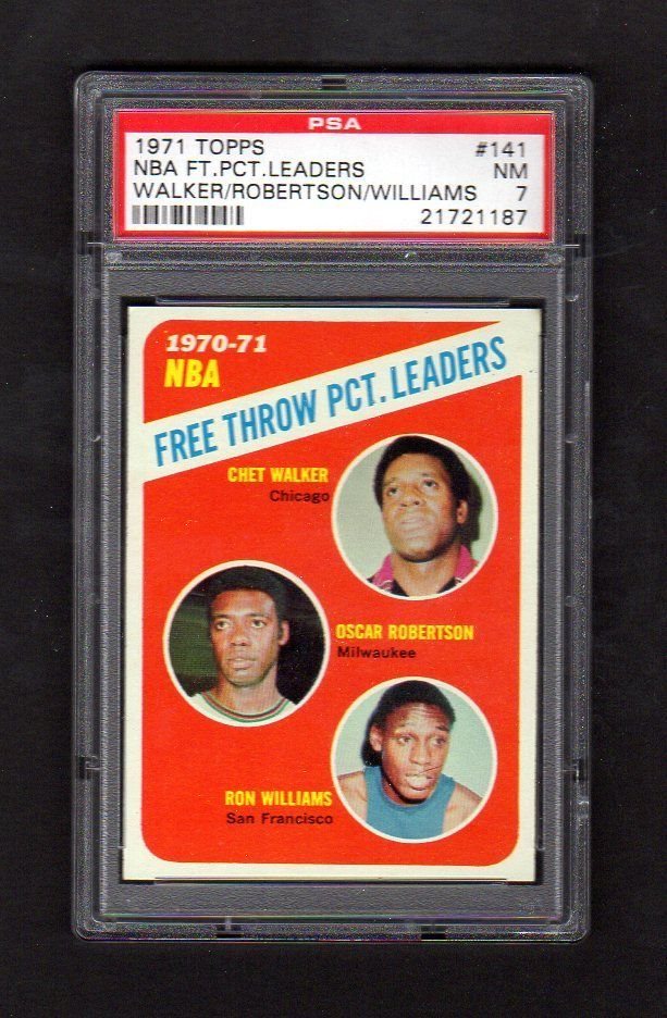 Pct Nba Auction Prices Realized Basketball Cards 1971 TOPPS Nba Ft Pct. Leaders