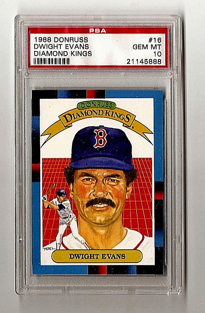 Auction Prices Realized Baseball Cards 1988 Donruss Dwight Evans DIAMOND KINGS