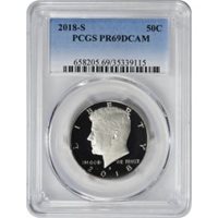 2019 S CLAD Kennedy First Strike Label JFK Proof PCGS PR70DCAM Birth Set Half