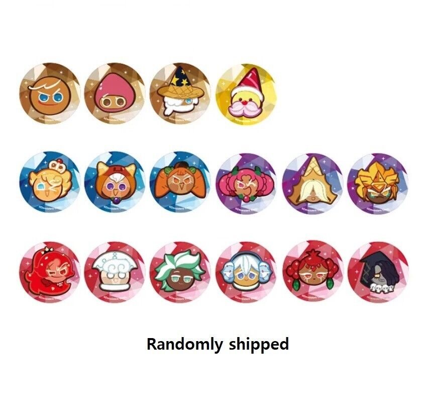 Cookie Run Character Badge 10 pcs