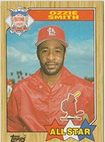 1987 topps ozzie smith all star