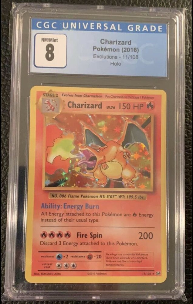 Pokemon Charizard Xy Evolutions 2016 Holo Rare Card