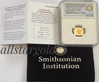 2018 1849 Pattern Double Eagle Smithsonian 1//10 oz Gold NGC PF70 UC SKU51922