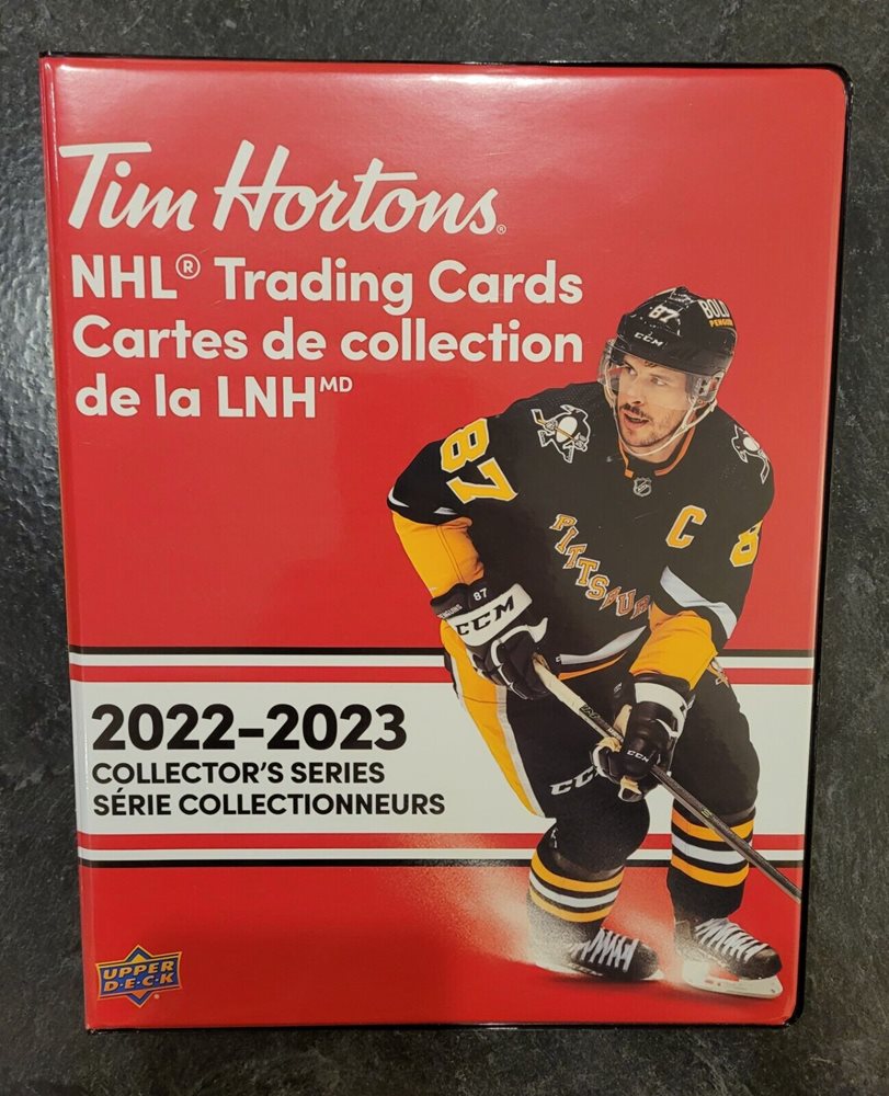 202223 UD Tim Hortons BINDER + Complete Base Set 120 C