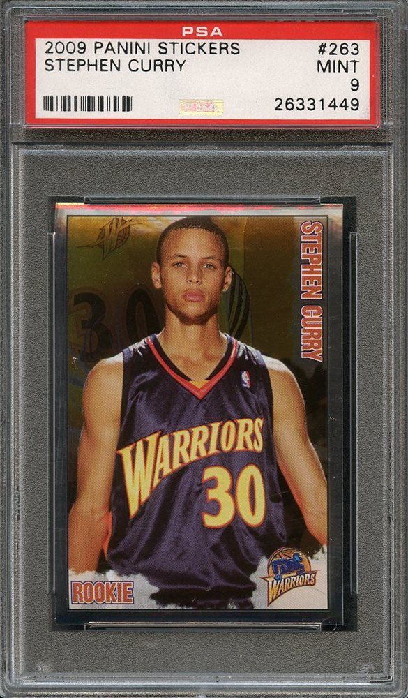 2009-10 Panini #307 Stephen Curry Rookie Card Graded BCCG 10