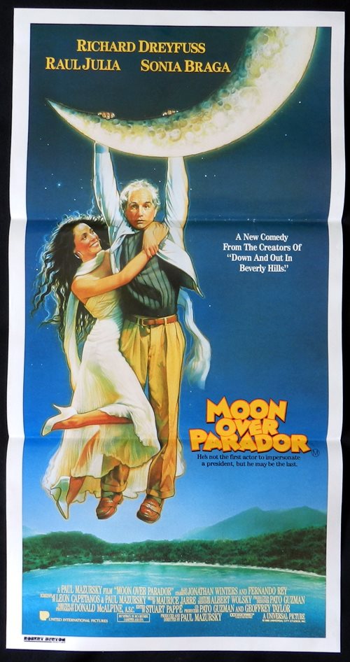 Moon Over Parador Richard Dreyfuss Australian Daybill M