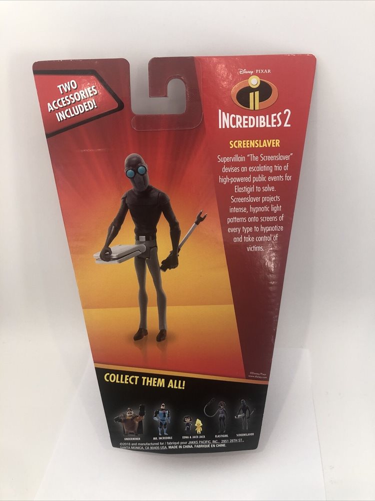 Disney Pixar The Incredibles 2 Screenslaver 4” Figure W