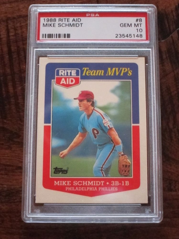 Mike Rite Auction Prices Realized Baseball Cards 1988 RITE AID Mike Schmidt