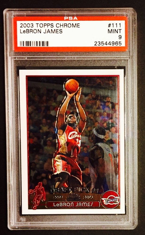 NBA カード Lebron James Topps Chrome PSA9 eBay Auction Item 152425938180 Basketball Cards 2003 Topps Chrome