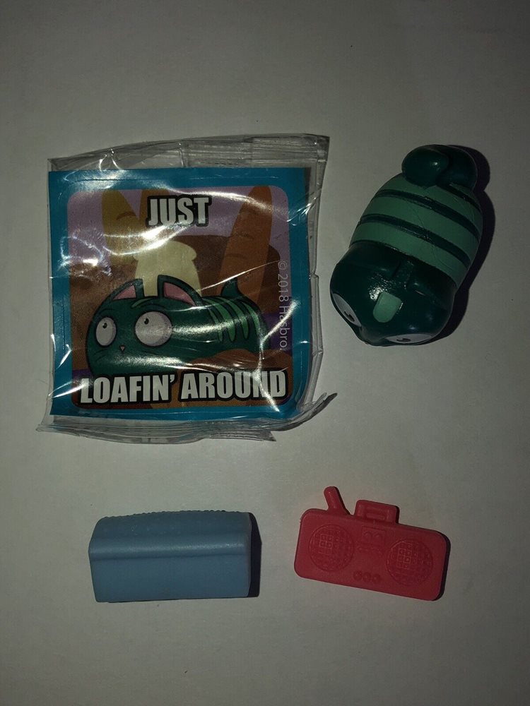 Lost Kitties Tubby Tubz Green Loaf Bike Horn Series 2 Cat Figure