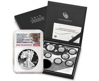 2019-S Limited Edition Proof Set $1 American Silver Eagle NGC PF70UC ER San Fran