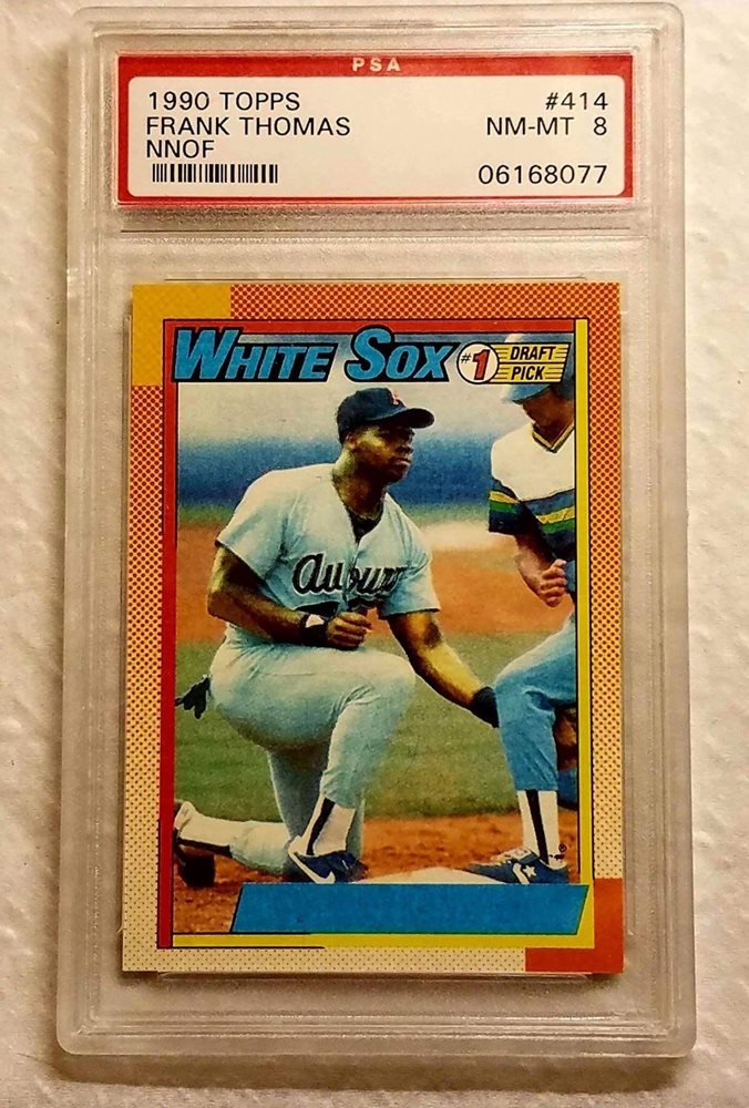 Auction Prices Realized Baseball Cards 1990 Topps Frank Thomas NO NAME 