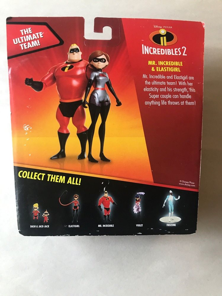 Jacks Disney Pixar Incredibles 2 Mr. Incredible & Ela