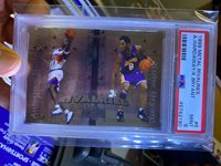 1999-00 Skybox Metal Rivalries Kobe Bryant Lakers Anfernee Penny Hardaway #R6