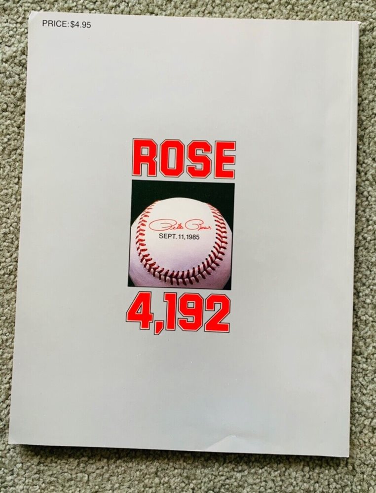 Baseball's alltime hit leader Pete Rose 4192 the Cinci