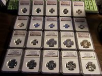 ESTATE BUY-1 BUY=4 SLABS ICG OR PCGS OR NGC OR ANACS GRADED COINS-MIXED BOX