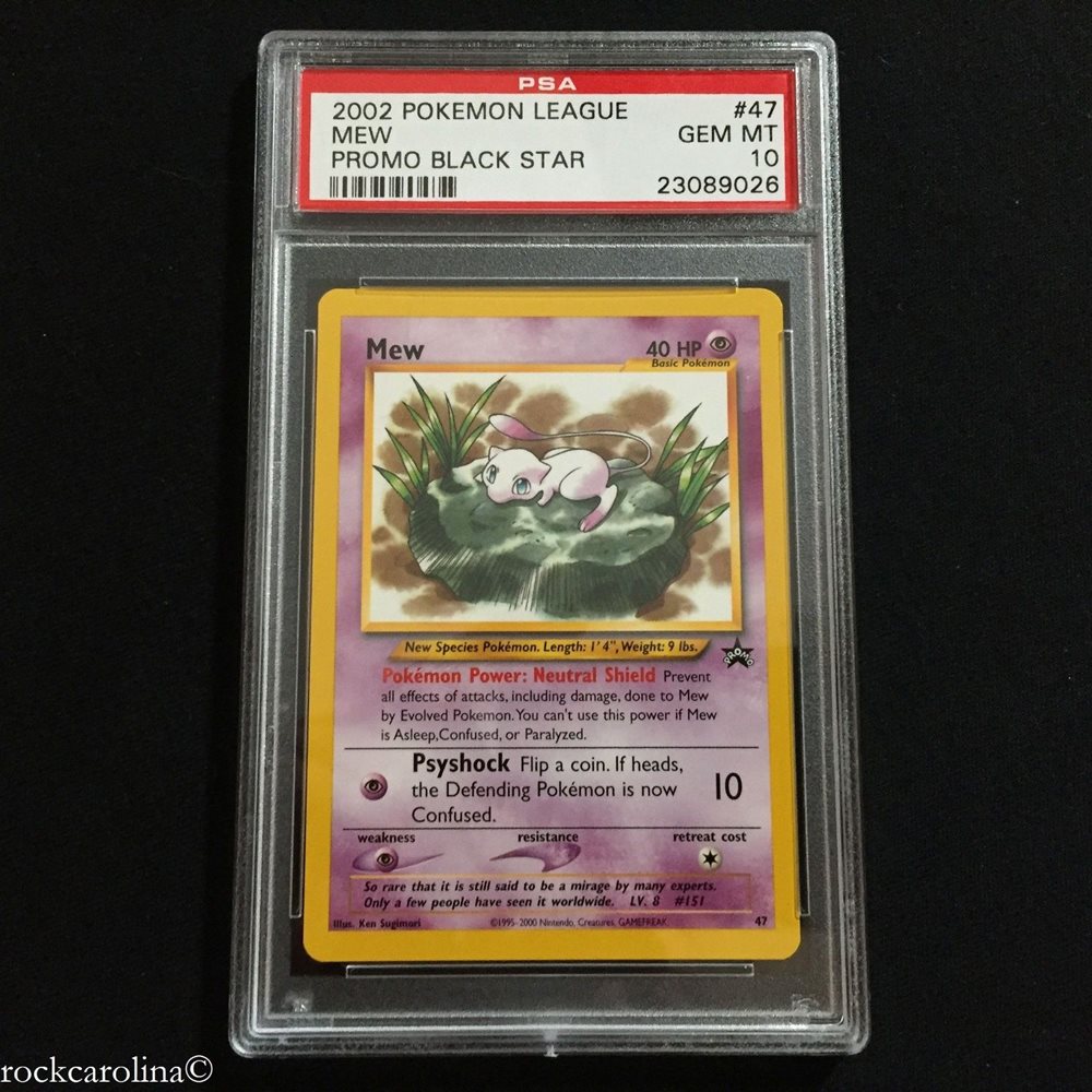 Lily Pad Mew Black Star Promo 47 Psa Graded 10 Pokem