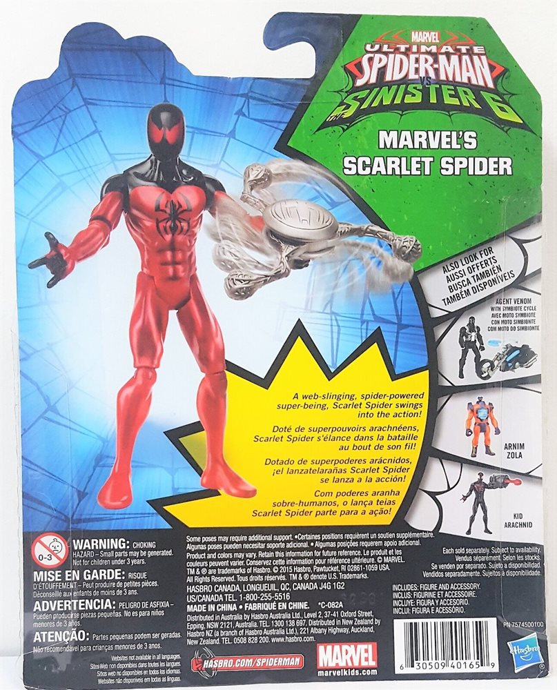 Marvel S Scarlet Spider 5 5 Ultimate Spider Man Sinist