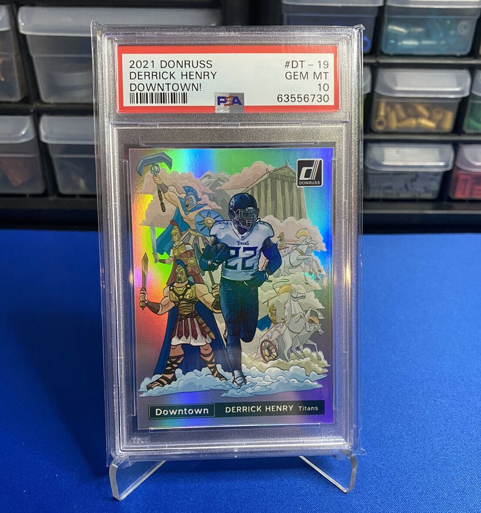 2021 Donruss Derrick Henry Downtown! PSA 10 Pop 3