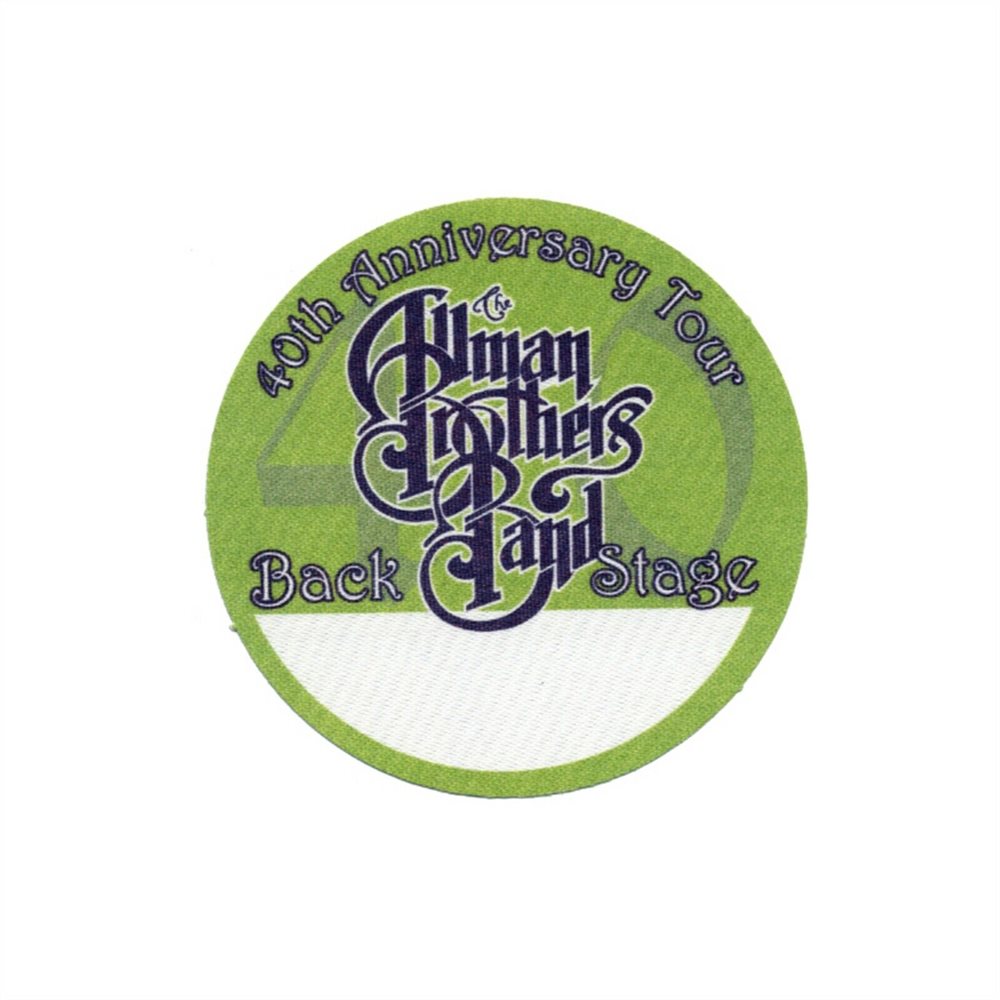 Allman Brothers 2009 40th Anniversary concert tour VIP
