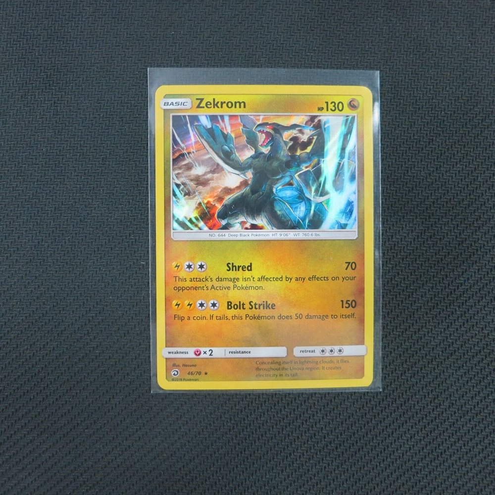 Zekrom 46/70 Holo Rare Dragon Majesty Pokemon TCG Card