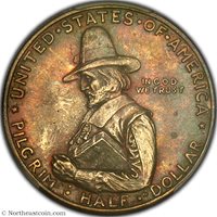 1920 50C Pilgrim (Regular Strike) Silver Commemorative - PCGS