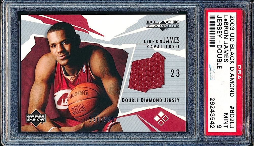 PSA9 2003 Fleer E-X レブロンジェームズ ルーキーカード LeBron James 2003 Fleer E-X #102 Base Price Guide - Sports