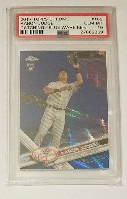 ゲームセンター・ゲームカード 2017 Topps Chrome Aaron Judge RC PSA AARON JUDGE 2017 Topps Chrome PURPLE REFRACTOR AUTO #'d /250