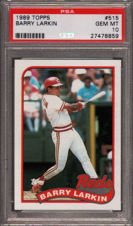 Topps - 5枚限定 Topps Cosmic Barry Larkin PSA 9 MLB Barry Larkin Signed Trading Cards, Collectible Barry