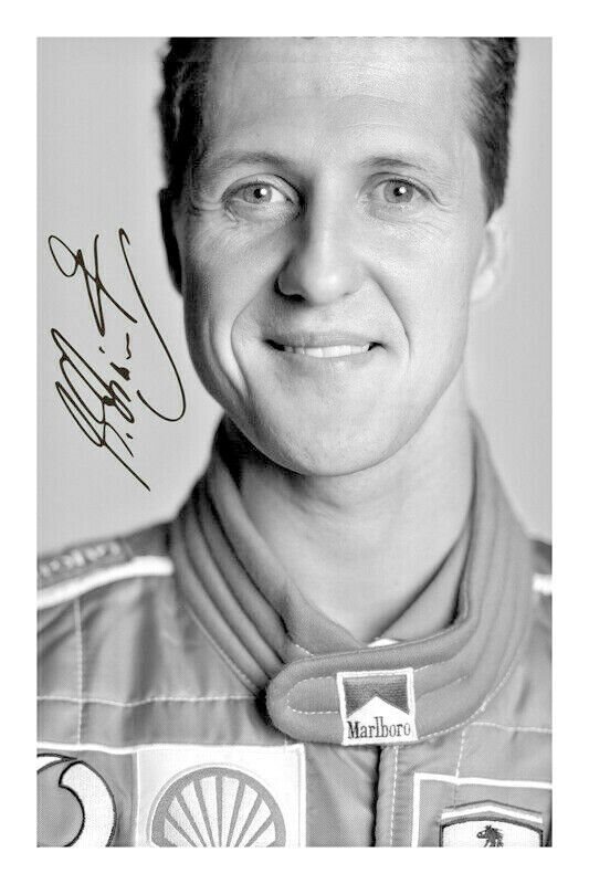 Michael Schumacher Signed A4 Photo Print Autograph Form michael-schumacher-signed-a4-photo-print-autograph-form