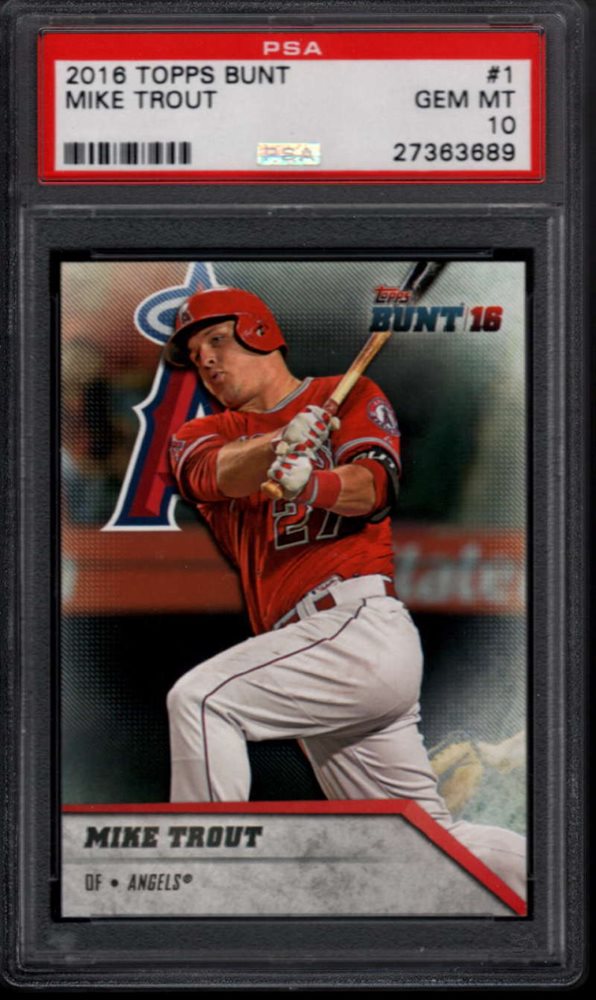 レア 2016 Topps マイク・トラウト 切手レリック CSG 9.5 レア 2016 Topps マイク・トラウト 切手レリック CSG 9.5