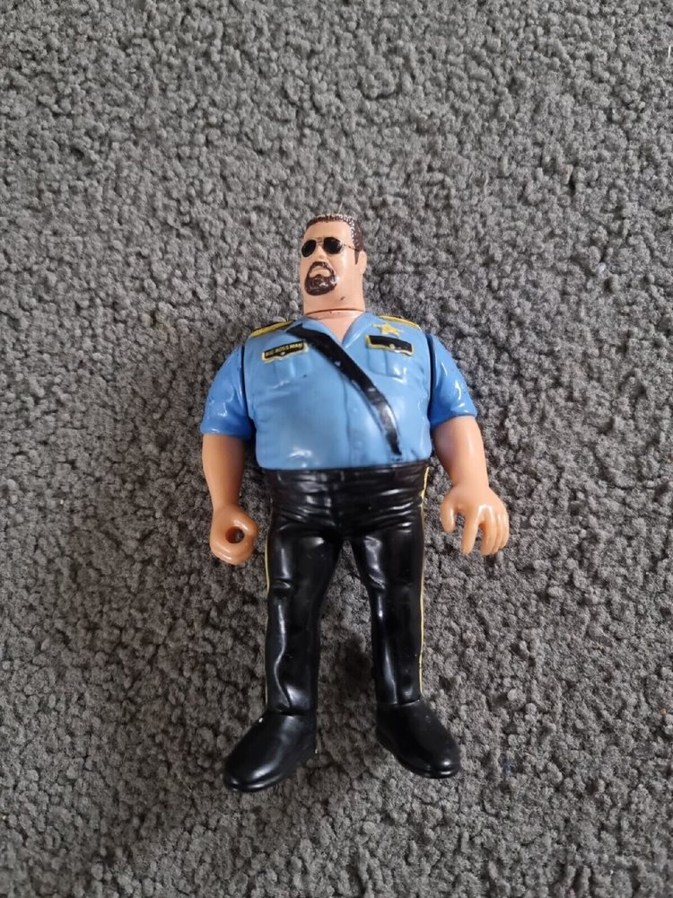Hasbro WWF Big Boss Man Action Figure Wrestling WWE