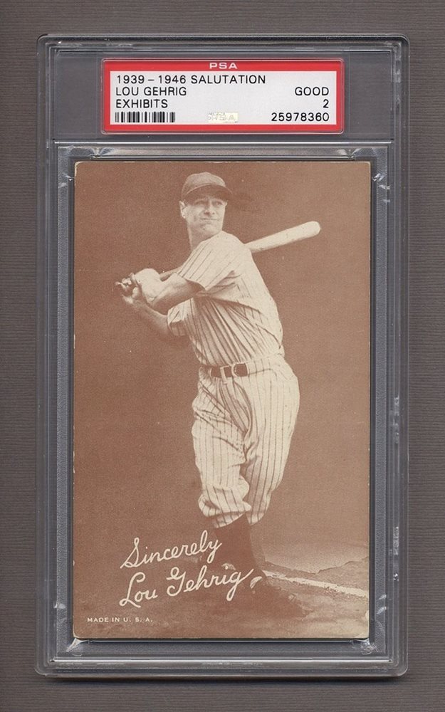 Auction Prices Realized Baseball Cards 193946 Salutation Exhibits Lou