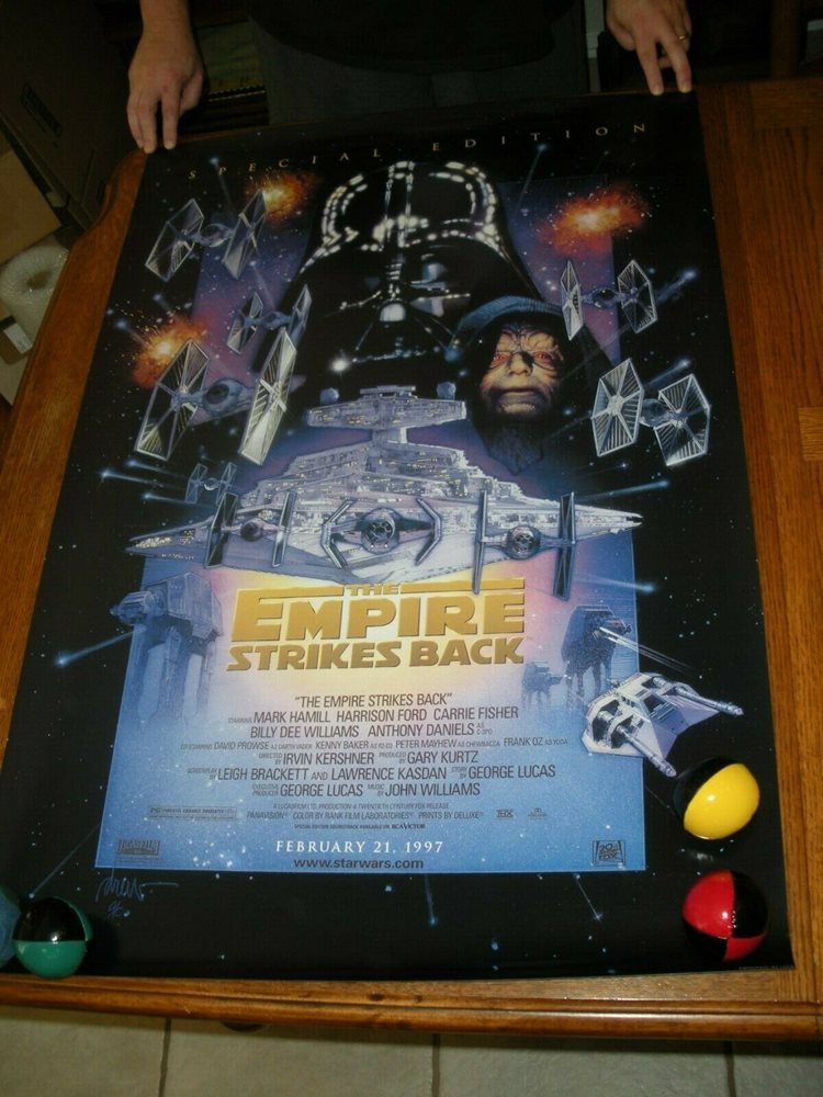 EMPIRE STRIKES BACK Special Edition Original One Sheet