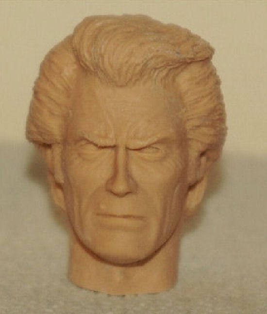 1//6 scale UNFORGIVEN custom CLINT Eastwood Head sculpt Resin for 12/" figure