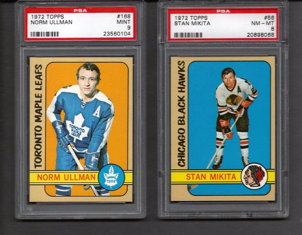 Norm Ullman Hockey Card 1972-73 Topps #168 Norm Ullman