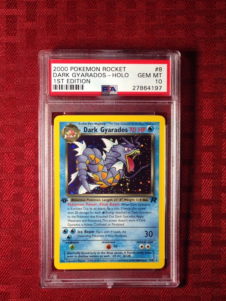 Auction Prices Realized Tcg Cards 2000 Pokemon Rocket Dark Gyarados 