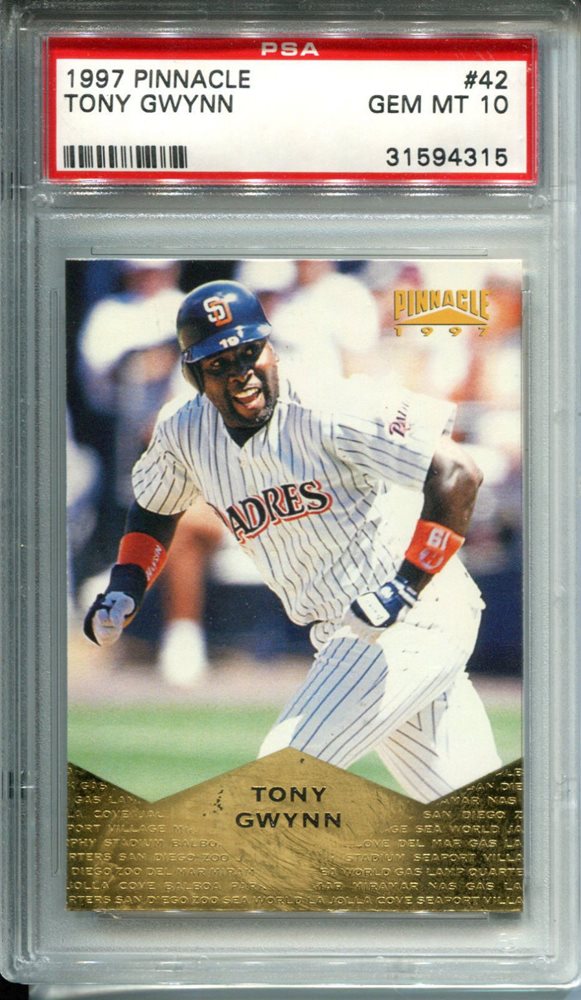 Auction Prices Realized Baseball Cards 1997 Pinnacle Tony Gwynn