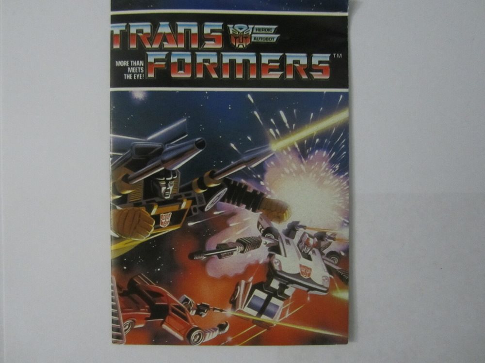 Transformers G1 Checklist Poster Vintage 1984 Hasbro Op